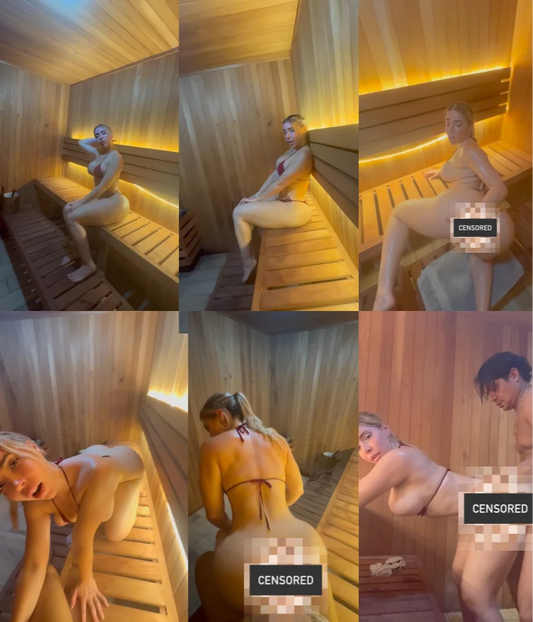 MI PRIMERA VEZ F*LL4ND0 EN EL SAUNA 🫧
